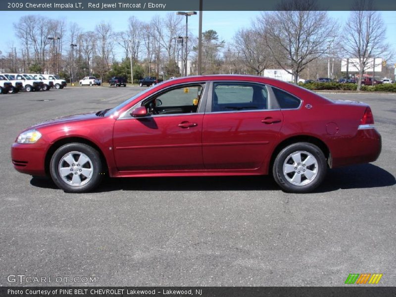 Red Jewel Tintcoat / Ebony 2009 Chevrolet Impala LT