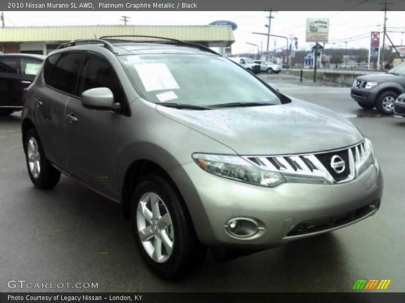 Platinum Graphite Metallic / Black 2010 Nissan Murano SL AWD