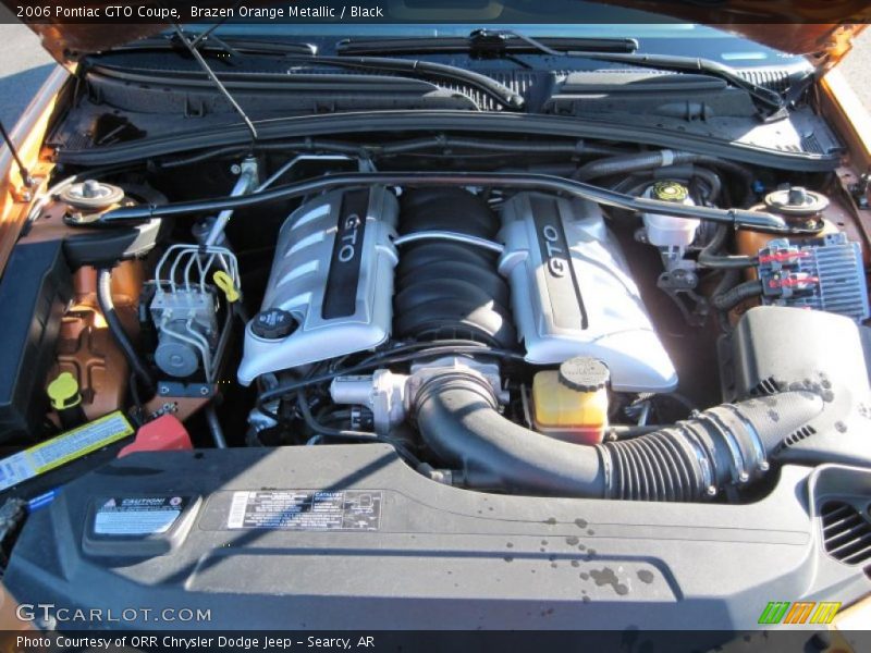 Brazen Orange Metallic / Black 2006 Pontiac GTO Coupe