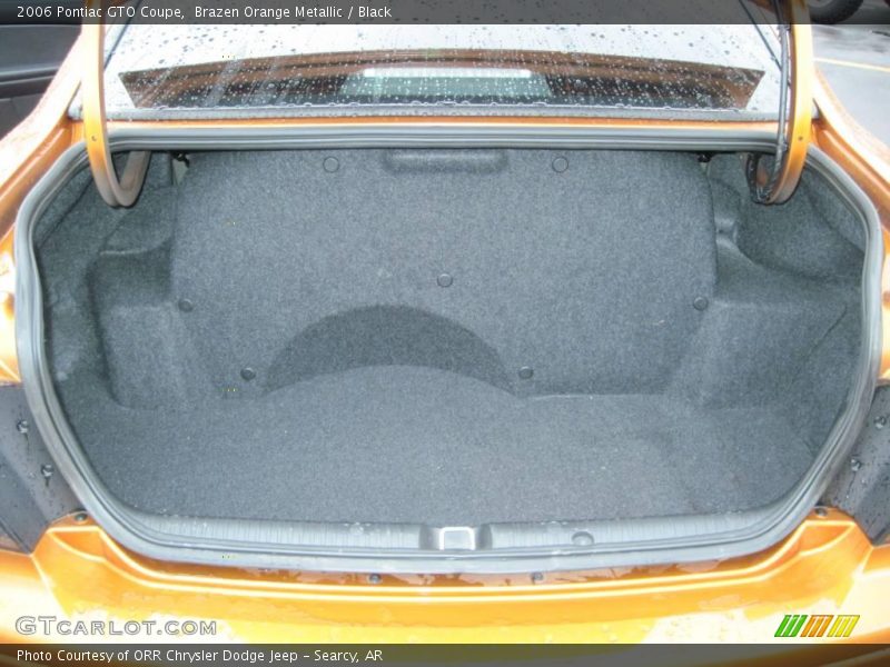 Brazen Orange Metallic / Black 2006 Pontiac GTO Coupe