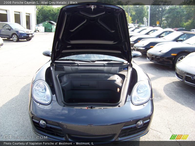 Atlas Grey Metallic / Black 2008 Porsche Cayman S