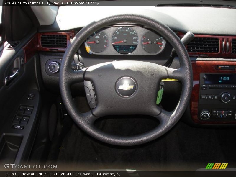 Red Jewel Tintcoat / Ebony 2009 Chevrolet Impala LT