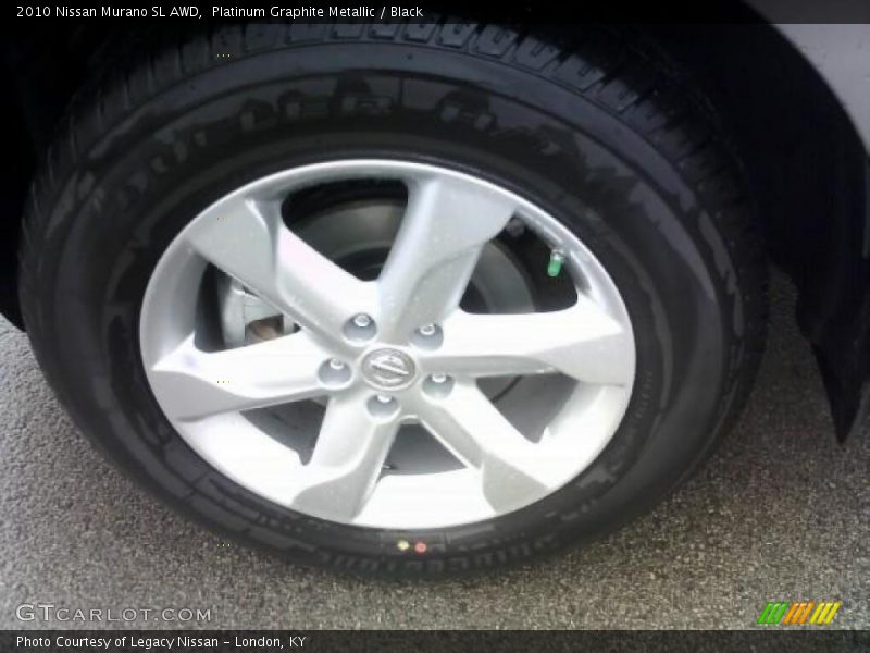 Platinum Graphite Metallic / Black 2010 Nissan Murano SL AWD