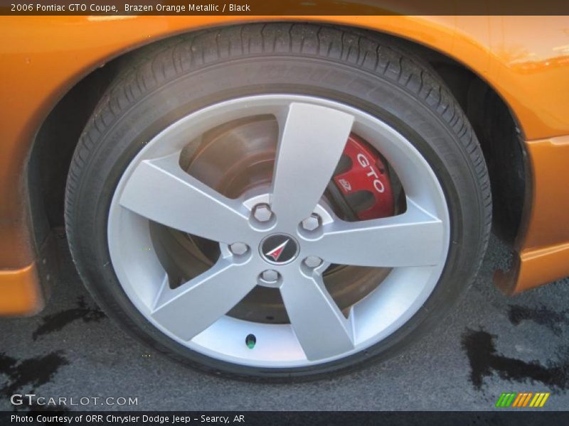 Brazen Orange Metallic / Black 2006 Pontiac GTO Coupe