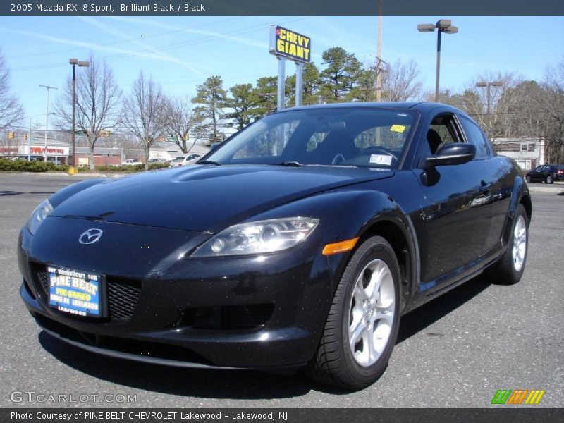 Brilliant Black / Black 2005 Mazda RX-8 Sport