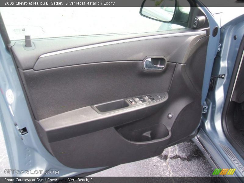 Silver Moss Metallic / Ebony 2009 Chevrolet Malibu LT Sedan