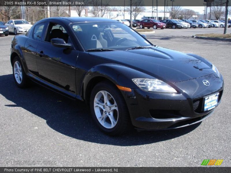 Brilliant Black / Black 2005 Mazda RX-8 Sport
