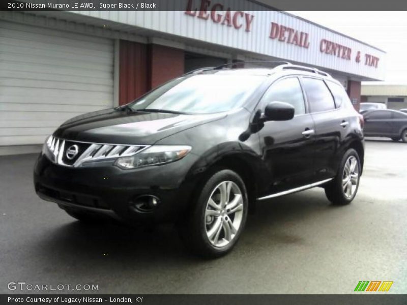 Super Black / Black 2010 Nissan Murano LE AWD