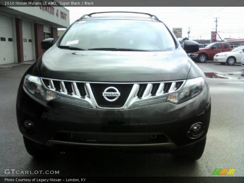 Super Black / Black 2010 Nissan Murano LE AWD