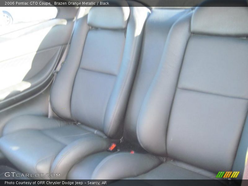 Brazen Orange Metallic / Black 2006 Pontiac GTO Coupe