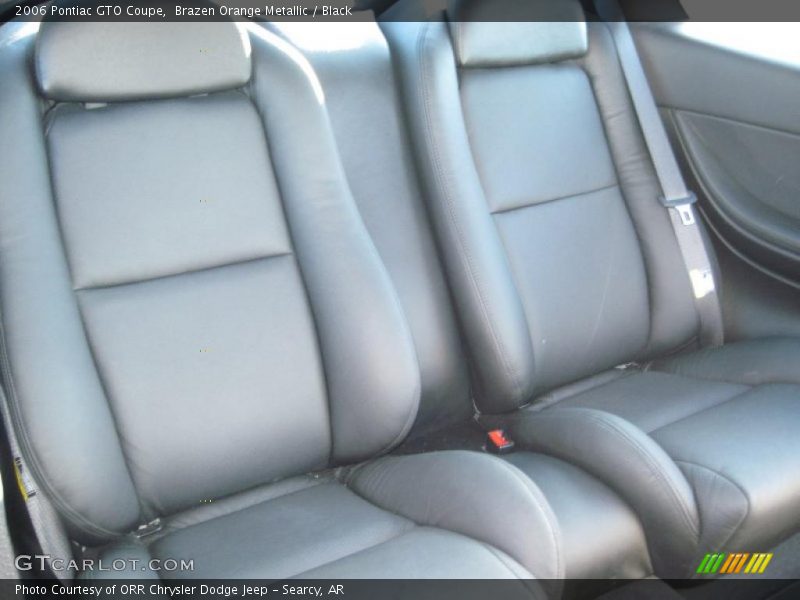 Brazen Orange Metallic / Black 2006 Pontiac GTO Coupe