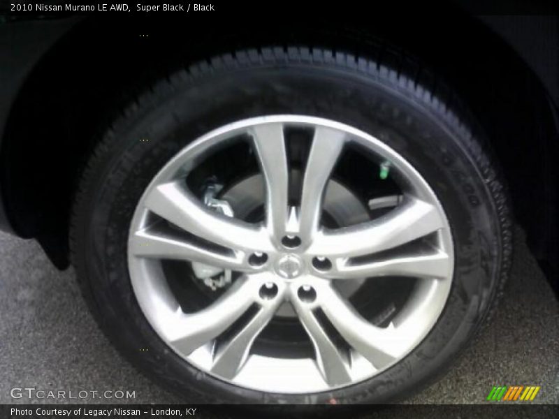 Super Black / Black 2010 Nissan Murano LE AWD