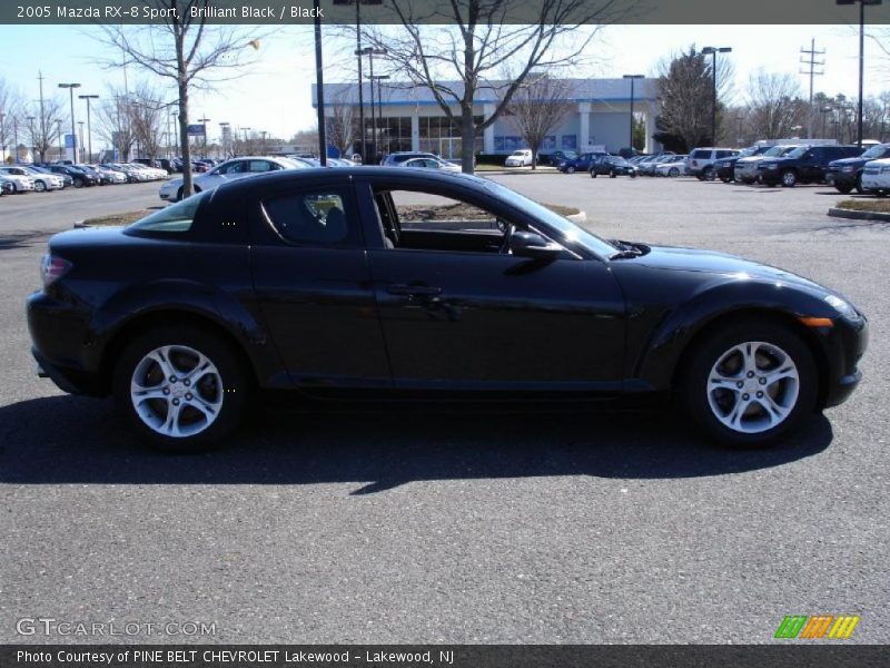 Brilliant Black / Black 2005 Mazda RX-8 Sport