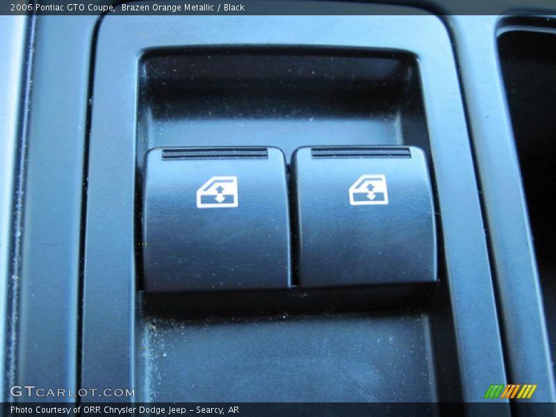 Brazen Orange Metallic / Black 2006 Pontiac GTO Coupe