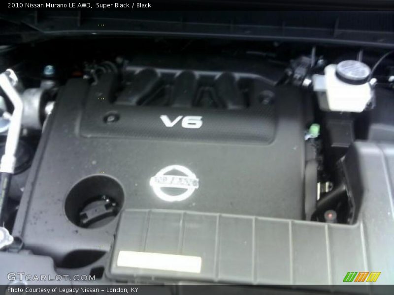 Super Black / Black 2010 Nissan Murano LE AWD