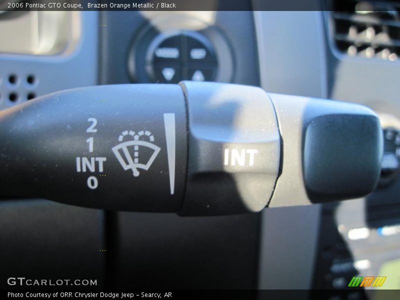 Brazen Orange Metallic / Black 2006 Pontiac GTO Coupe