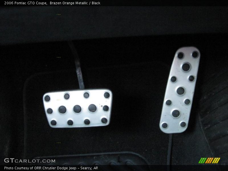 Brazen Orange Metallic / Black 2006 Pontiac GTO Coupe