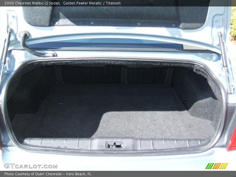 Golden Pewter Metallic / Titanium 2009 Chevrolet Malibu LS Sedan
