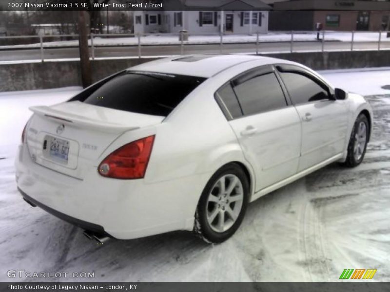 Winter Frost Pearl / Frost 2007 Nissan Maxima 3.5 SE