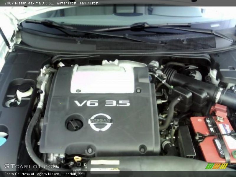Winter Frost Pearl / Frost 2007 Nissan Maxima 3.5 SE