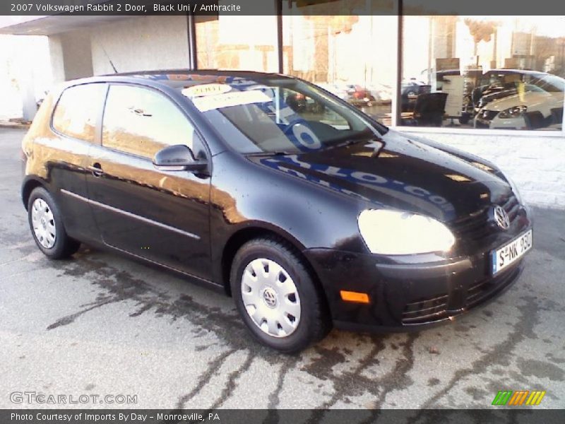 Black Uni / Anthracite 2007 Volkswagen Rabbit 2 Door