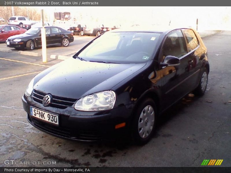 Black Uni / Anthracite 2007 Volkswagen Rabbit 2 Door
