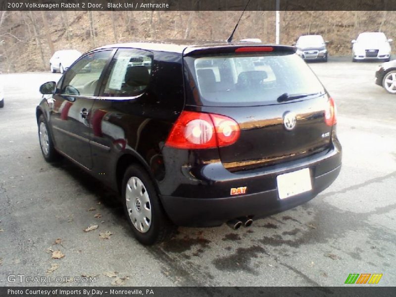 Black Uni / Anthracite 2007 Volkswagen Rabbit 2 Door