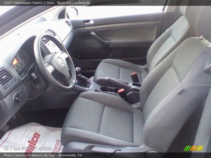 Black Uni / Anthracite 2007 Volkswagen Rabbit 2 Door