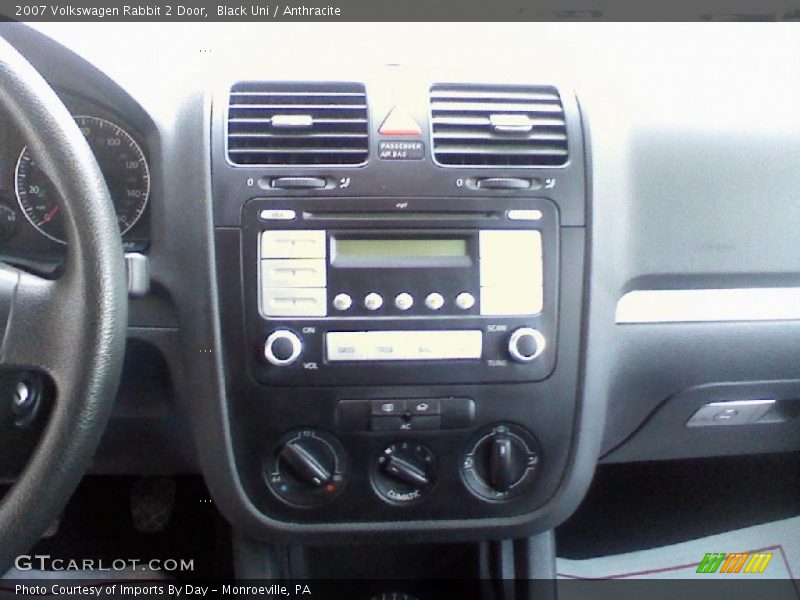 Black Uni / Anthracite 2007 Volkswagen Rabbit 2 Door