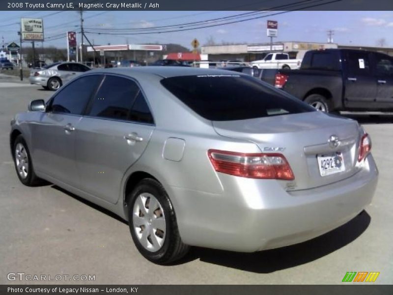 Magnetic Gray Metallic / Ash 2008 Toyota Camry LE