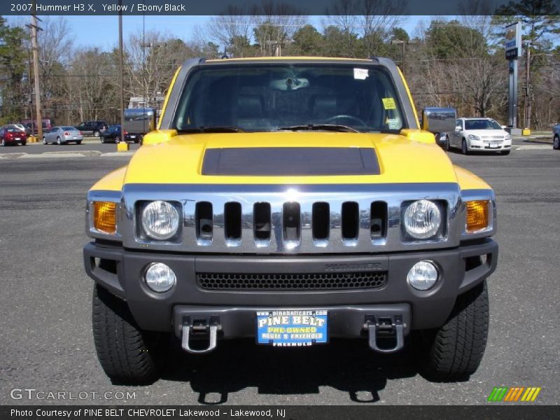 Yellow / Ebony Black 2007 Hummer H3 X