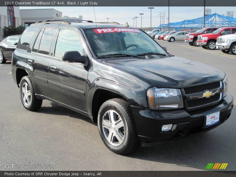 Black / Light Gray 2007 Chevrolet TrailBlazer LT 4x4