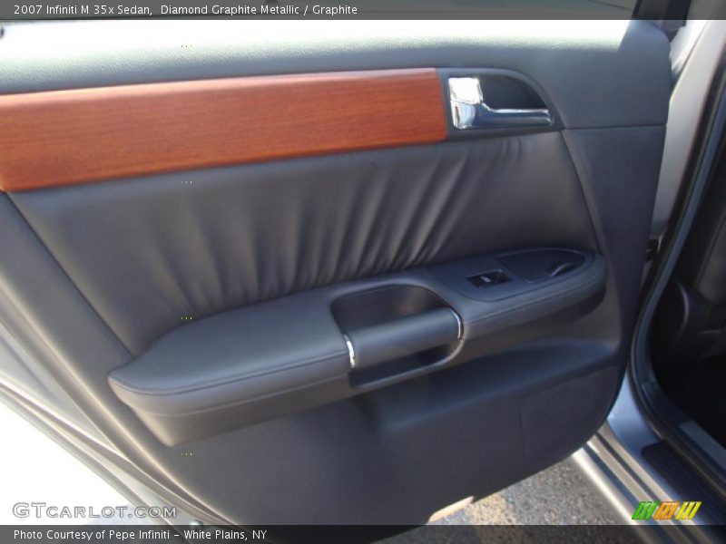 Diamond Graphite Metallic / Graphite 2007 Infiniti M 35x Sedan