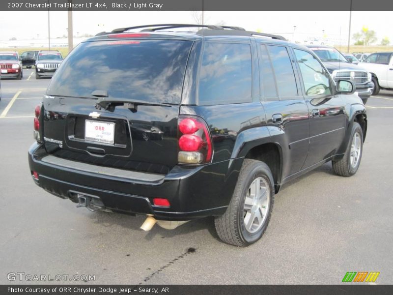 Black / Light Gray 2007 Chevrolet TrailBlazer LT 4x4