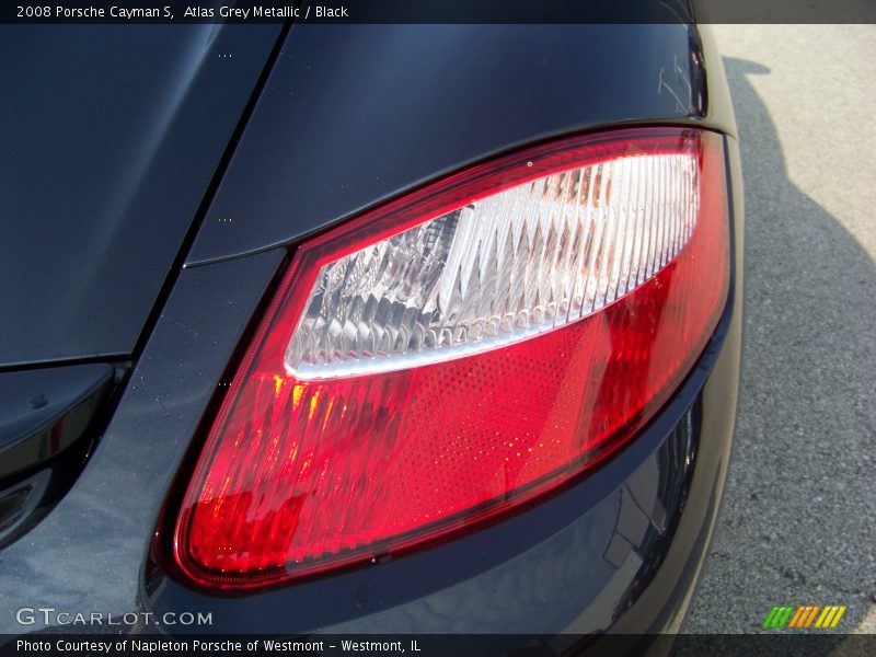 Atlas Grey Metallic / Black 2008 Porsche Cayman S