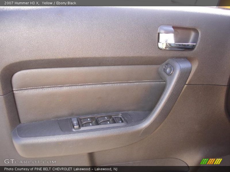 Yellow / Ebony Black 2007 Hummer H3 X