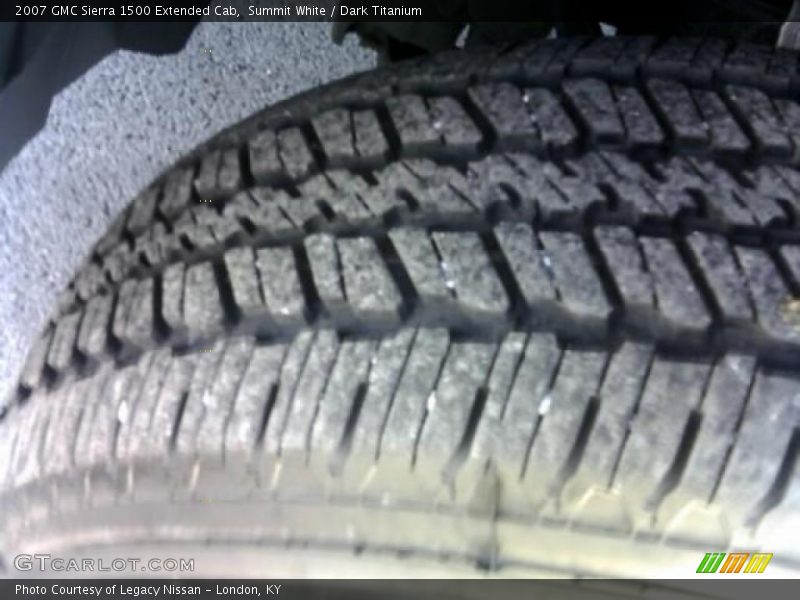 Summit White / Dark Titanium 2007 GMC Sierra 1500 Extended Cab