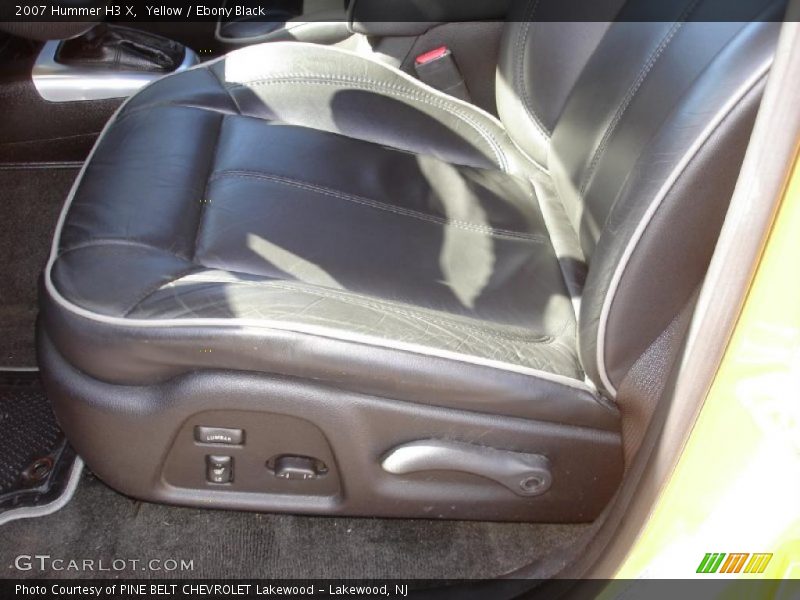 Yellow / Ebony Black 2007 Hummer H3 X