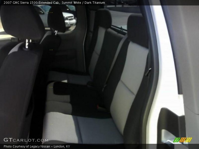 Summit White / Dark Titanium 2007 GMC Sierra 1500 Extended Cab