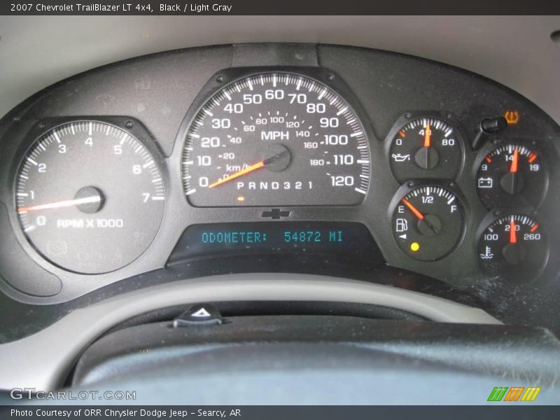 Black / Light Gray 2007 Chevrolet TrailBlazer LT 4x4