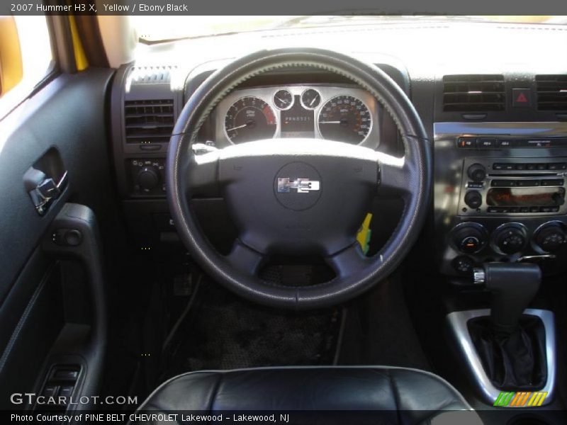 Yellow / Ebony Black 2007 Hummer H3 X