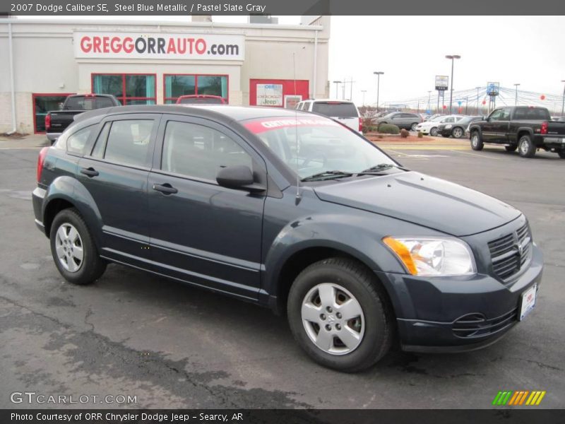 Steel Blue Metallic / Pastel Slate Gray 2007 Dodge Caliber SE