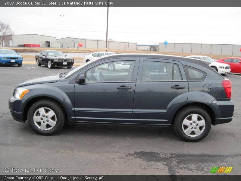 Steel Blue Metallic / Pastel Slate Gray 2007 Dodge Caliber SE