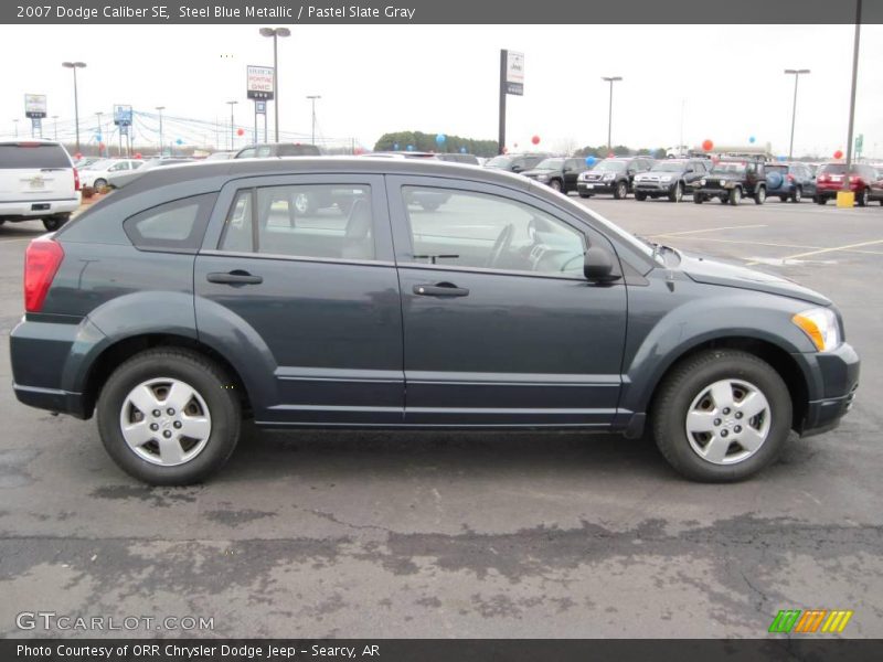 Steel Blue Metallic / Pastel Slate Gray 2007 Dodge Caliber SE