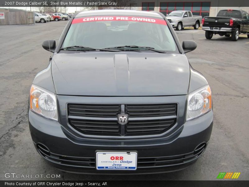 Steel Blue Metallic / Pastel Slate Gray 2007 Dodge Caliber SE