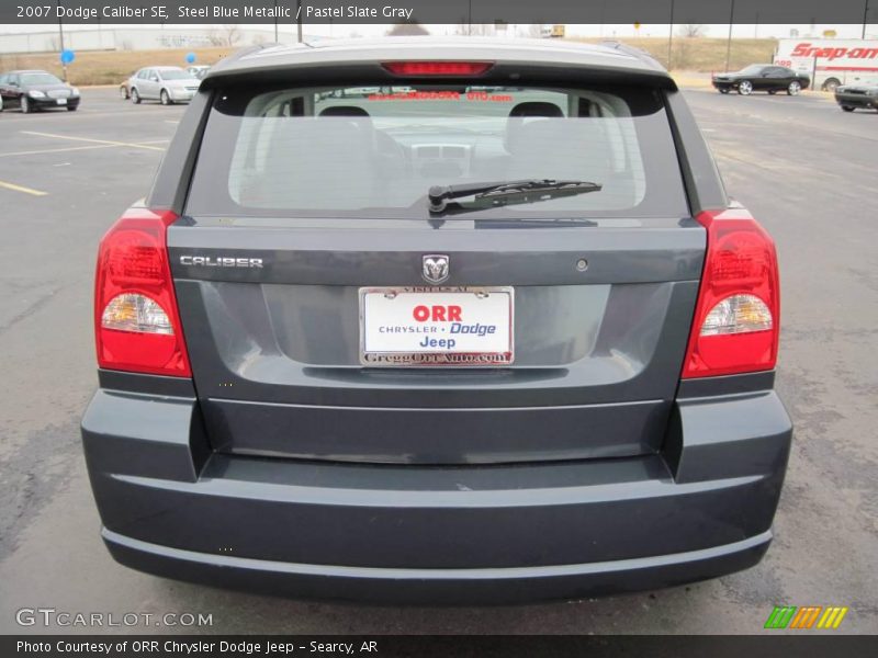 Steel Blue Metallic / Pastel Slate Gray 2007 Dodge Caliber SE