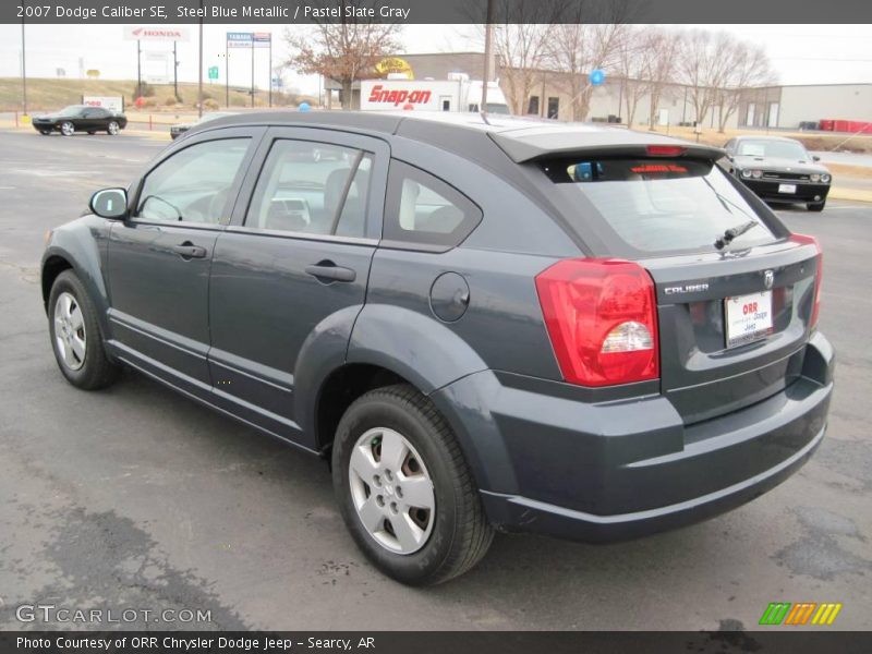 Steel Blue Metallic / Pastel Slate Gray 2007 Dodge Caliber SE