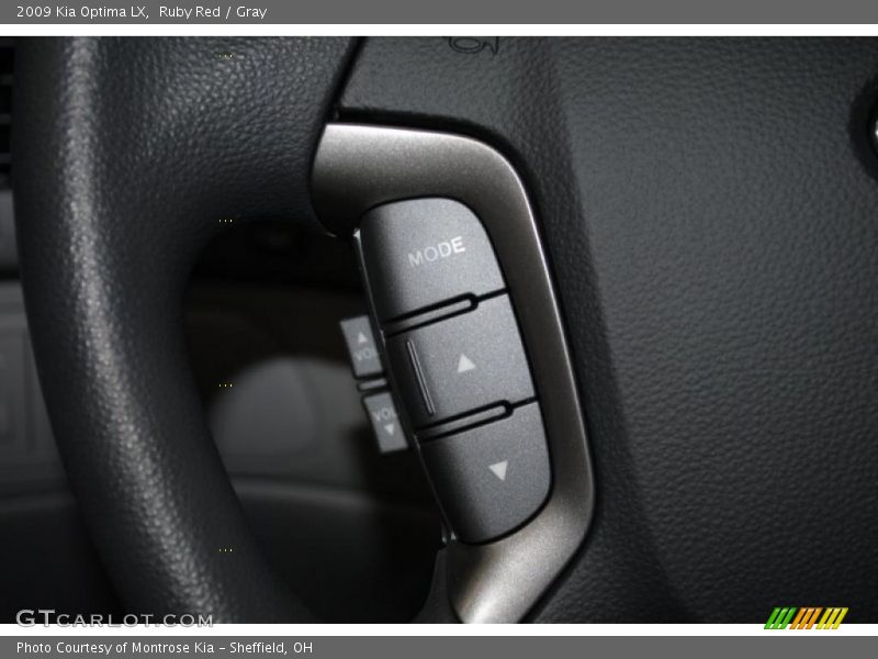 Ruby Red / Gray 2009 Kia Optima LX