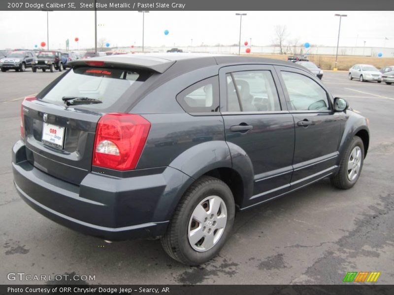 Steel Blue Metallic / Pastel Slate Gray 2007 Dodge Caliber SE