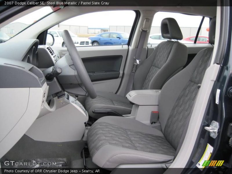 Steel Blue Metallic / Pastel Slate Gray 2007 Dodge Caliber SE